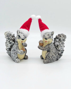 Sparkling squirrel Critter Christmas Ornaments